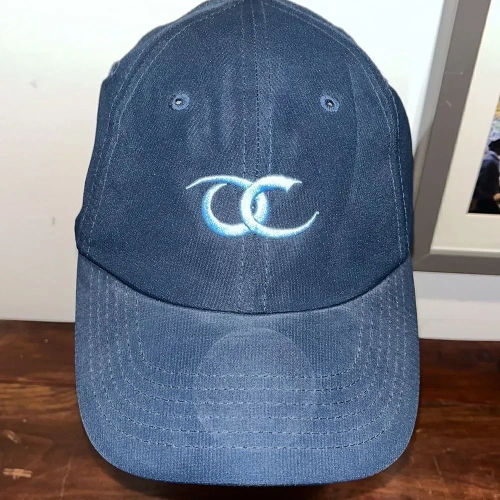 Blue Old Chatham OC Durham county golf club sloop fitted cap hat kids fitted